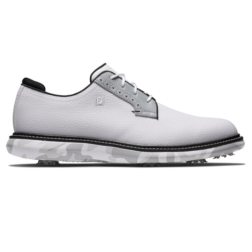 FJ Traditions Cleated Golf Shoes White/Grey - 2025