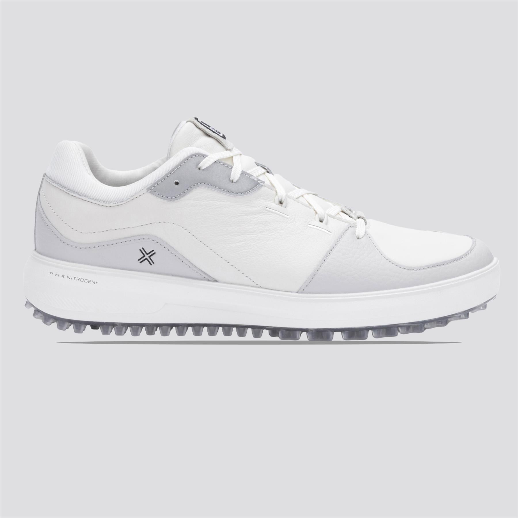 X Sport Classic LE Spikeless Golf Shoes White/Black/Metallic Silver