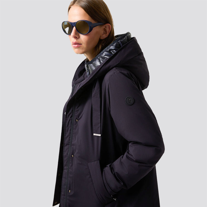 Womens Kaja Coat Navy