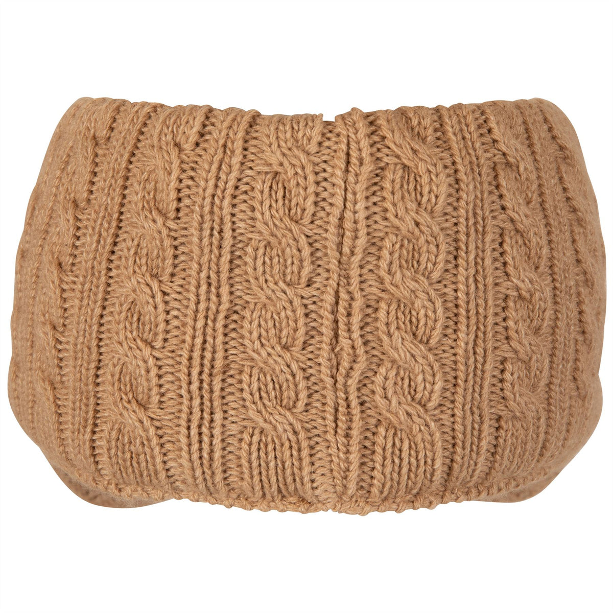 Womens Tessa-1 Knitted Visor Dark Sand