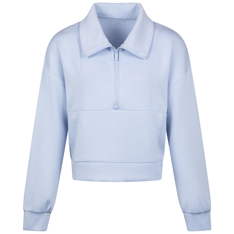 Womens Skyloft Soft Half Zip Mid Layer Brunnera Blue