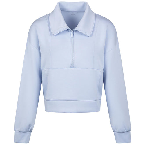 Skyloft Soft Half Zip Mid Layer Brunnera Blue