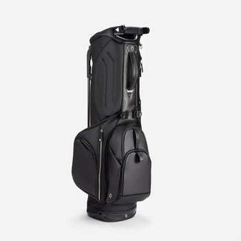Vessel Carbon Lux Stand Pebbled Black | Golf Bags | TRENDYGOLFUSA.COM