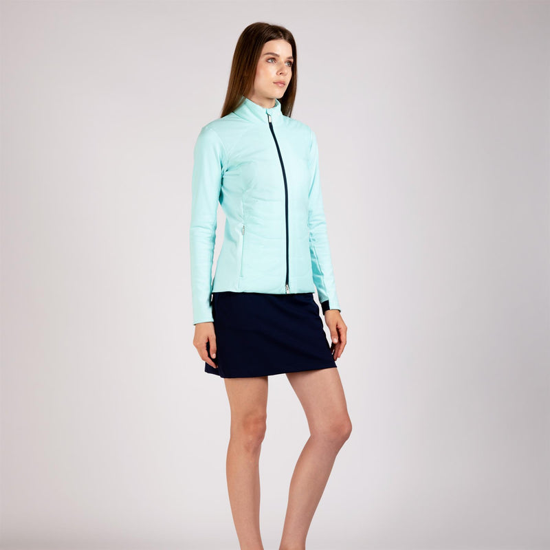 Womens Reach Hybrid Jacket Capri/Atlanta Blue