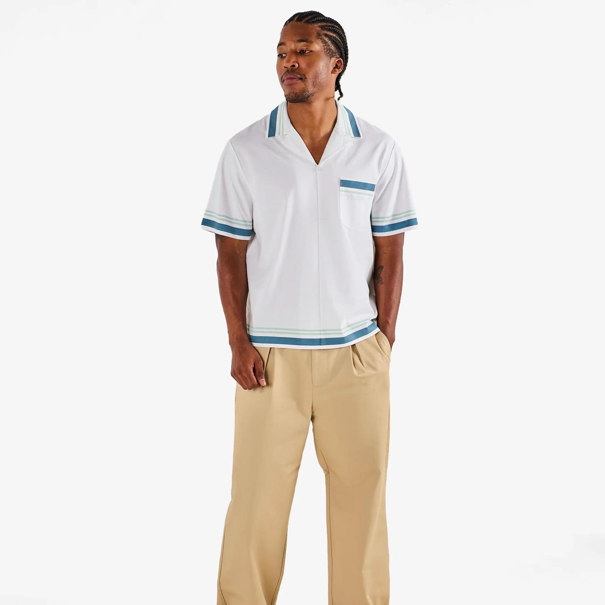 Ventura Camp Shirt White