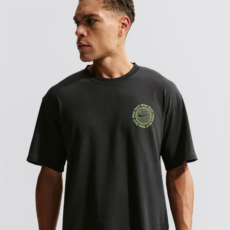 Loose Fit Golf T-Shirt Off Noir