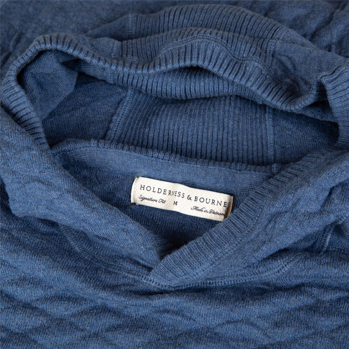 The Wallace Hooded Sweater Heathered Andover