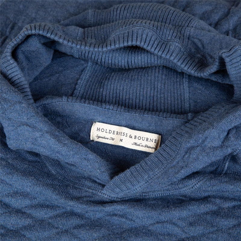 The Wallace Hooded Sweater Heathered Andover
