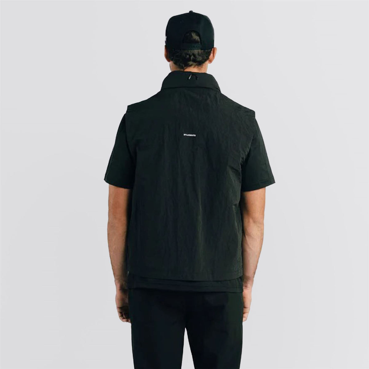 Herbie Nylon Vest Black