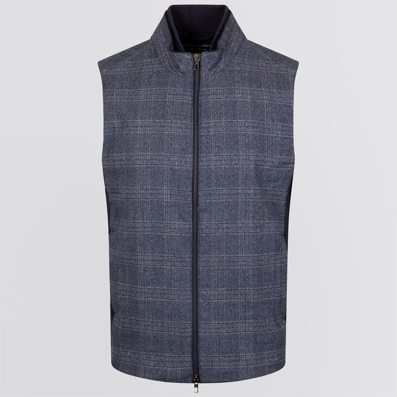 The Sterling Vest Heathered Navy