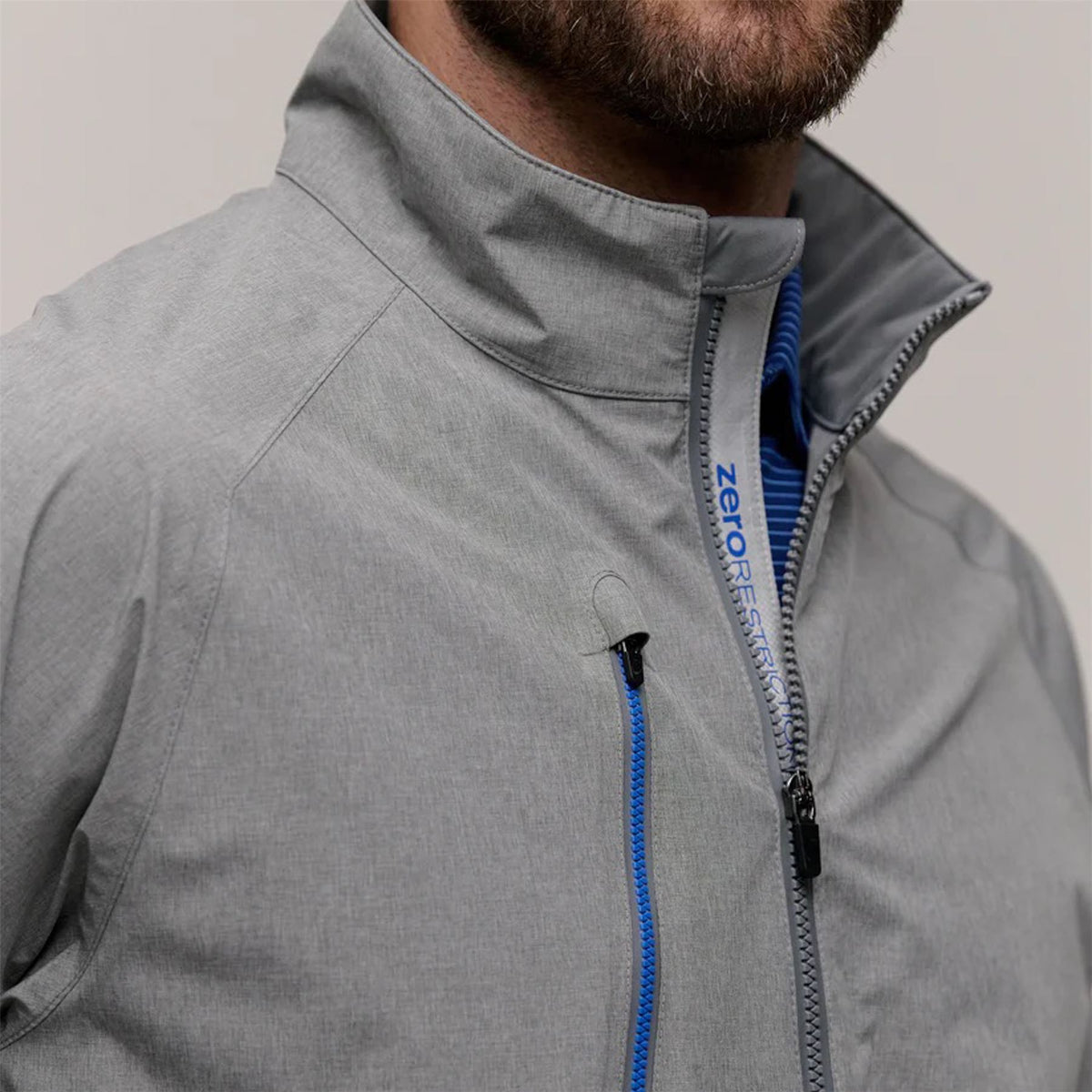 Power Torque Full Zip Jacket Grey Heather Melange