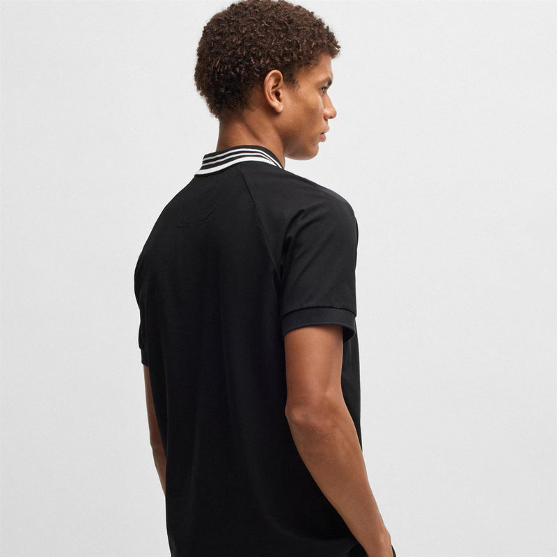 Paddy Rib Polo Black