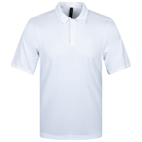 Snap-Front Performance Short-
Sleeve Polo White - SS23