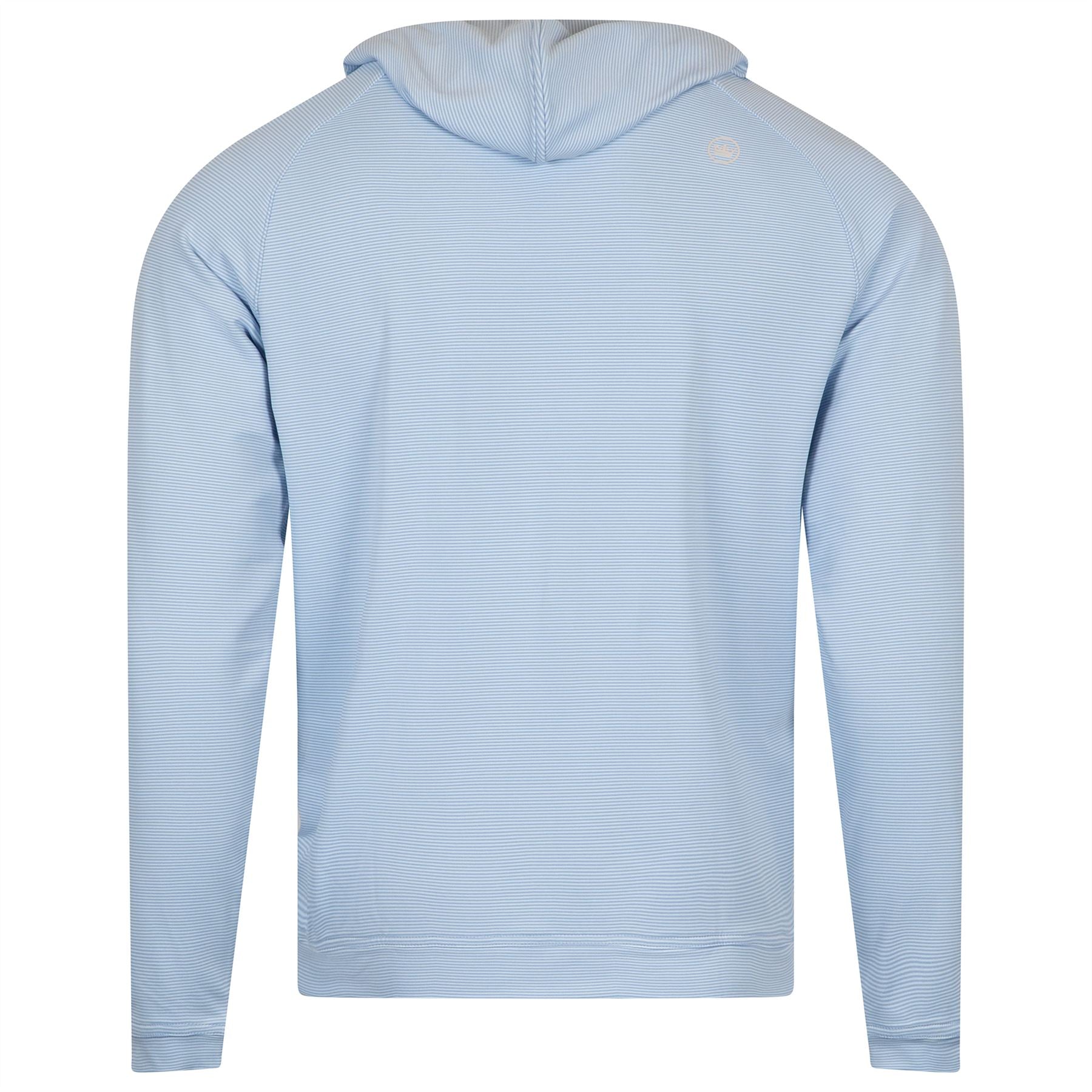 Mcamp Peter Millar Pine Sugar Stripe Performance Hoodie Blue Fade