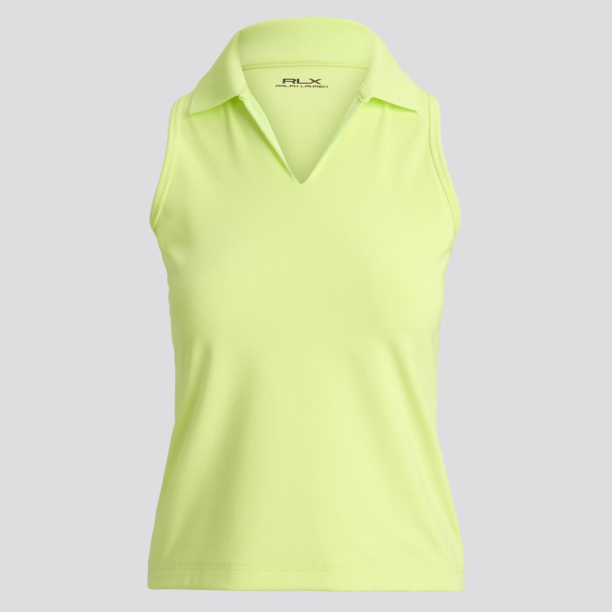 RLX Womens Poly Interlock Polo Light Lime