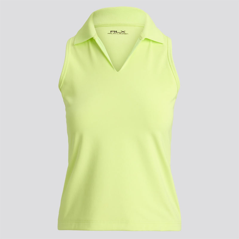 RLX Womens Poly Interlock Polo Light Lime