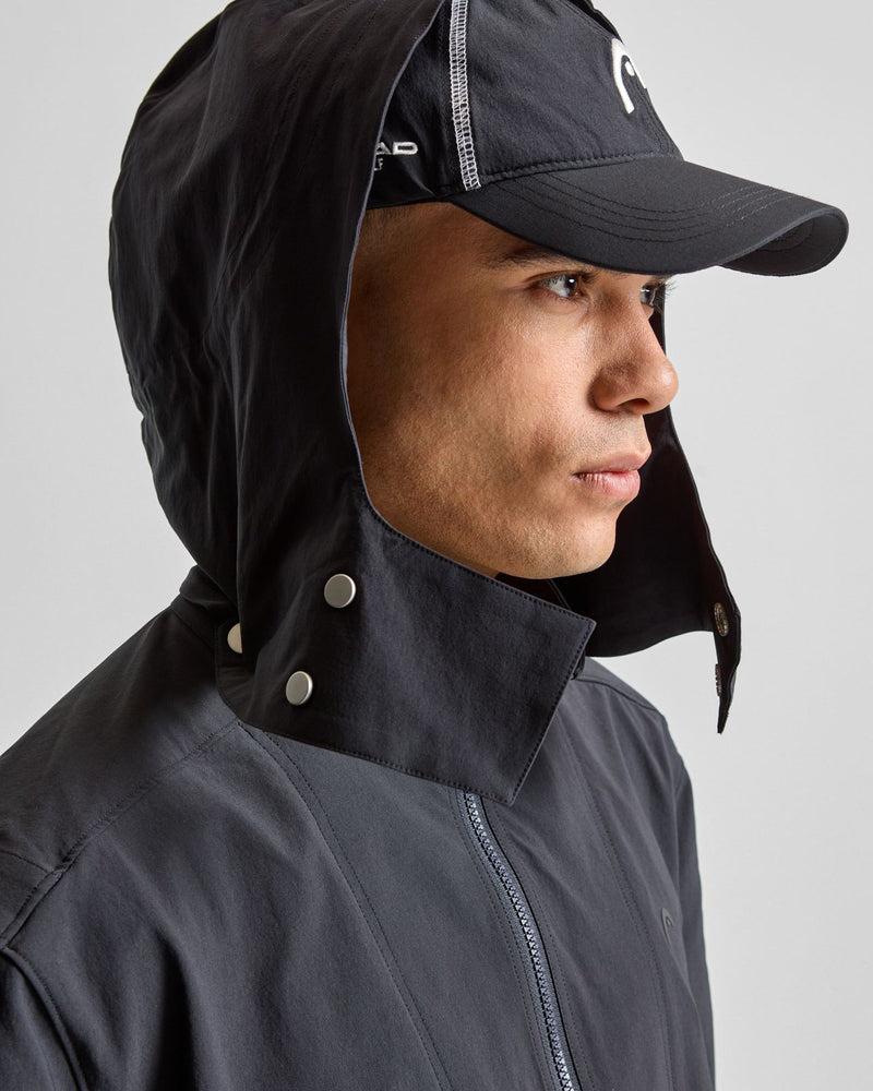 Short Sleeve Anorak Black