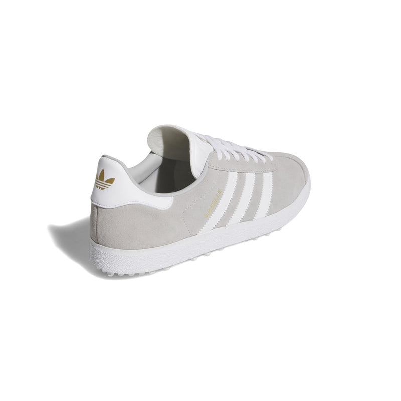 Gazelle Spikeless Golf Shoes Gray/White/Gold