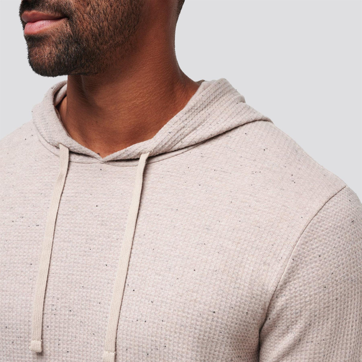 Cloud Waffle Hoodie Oxford Tan