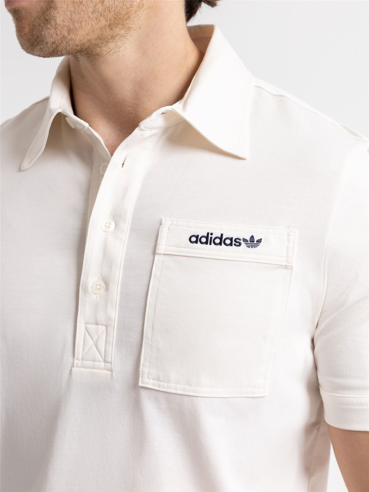 Archive Pocket Polo Chalk White