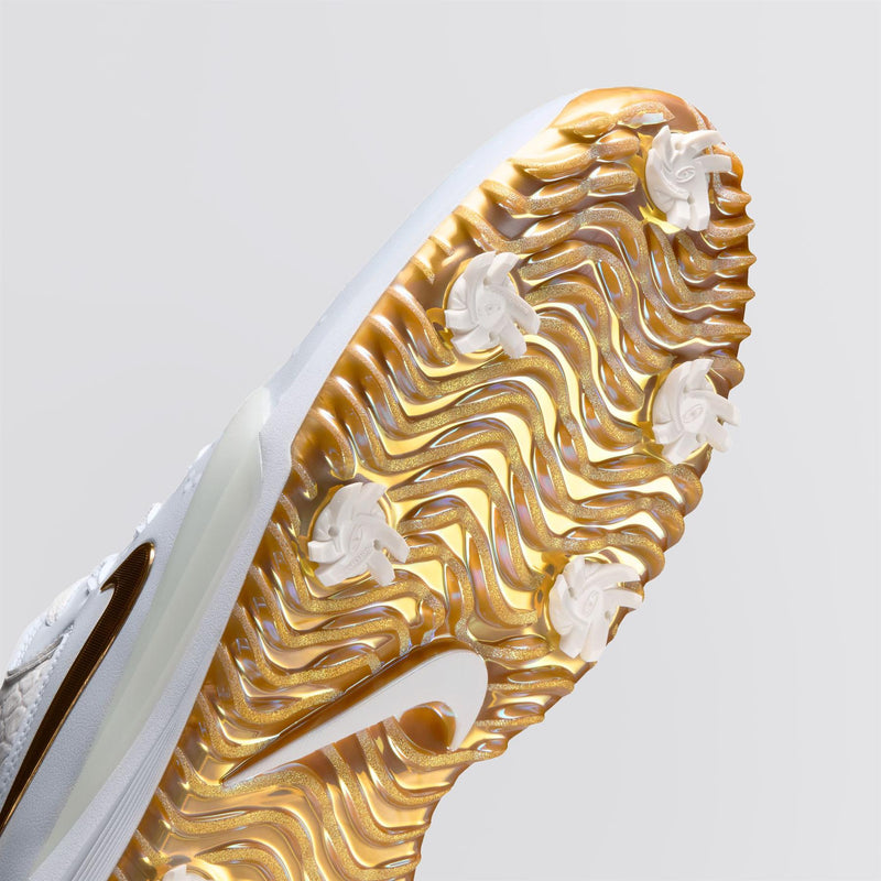 Victory Pro 4 NRG P26 Spiked Golf Shoes White/Metallic Gold