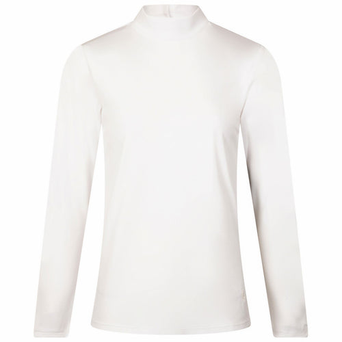 Womens LS Keyhole Top Bright White - 2024