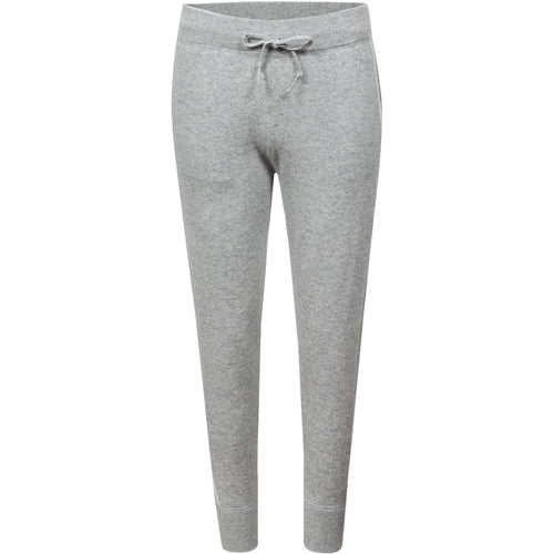 Womens Washable Cashmere Jogger Golf Light Grey Heather/Cream