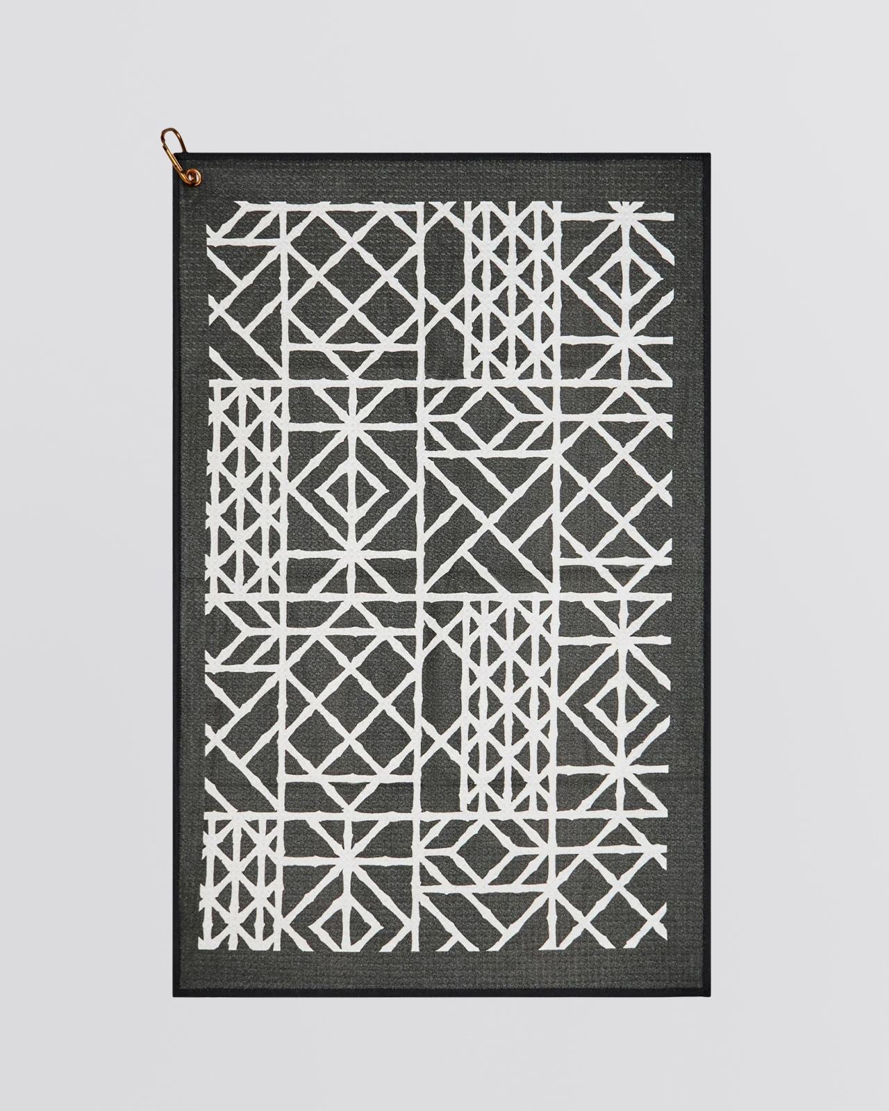 Antilles Golf Towel Dark Olive/Cream