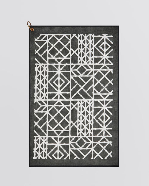 Antilles Golf Towel Dark Olive/Cream