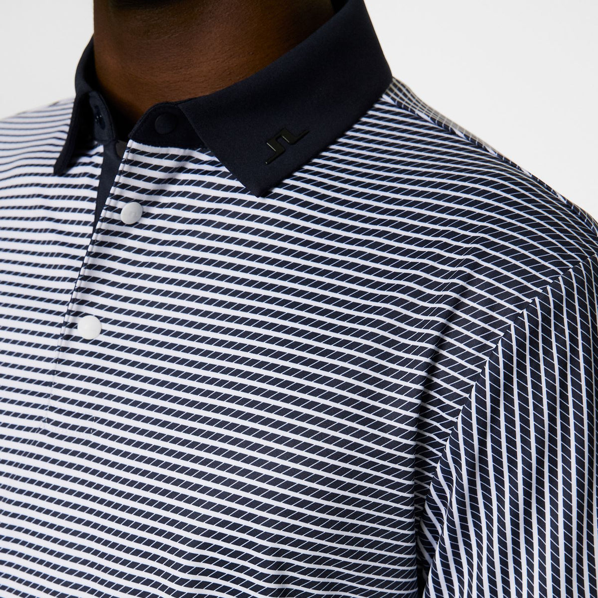 Marvin Stripe Polo White