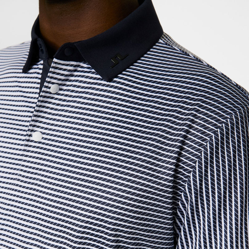 Marvin Stripe Polo White