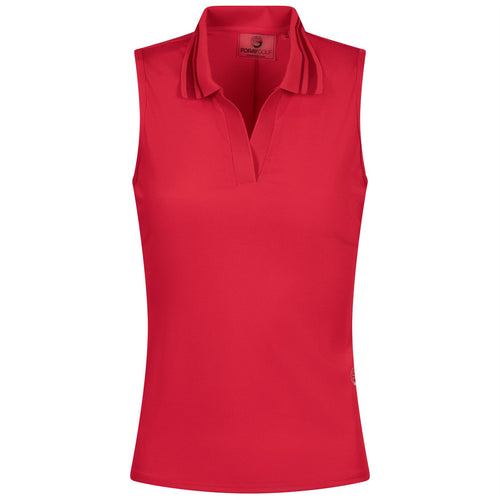 Womens SL V-Neck Rib Polo Frutto - SS25