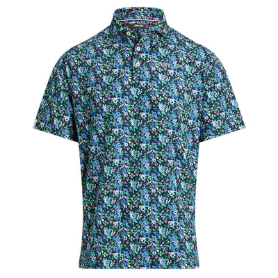 Classic Fit Performance Polo Refined Navy Multi Newport Petals - SS24