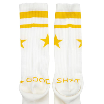 Good Sh*t Sock Gold/Off White