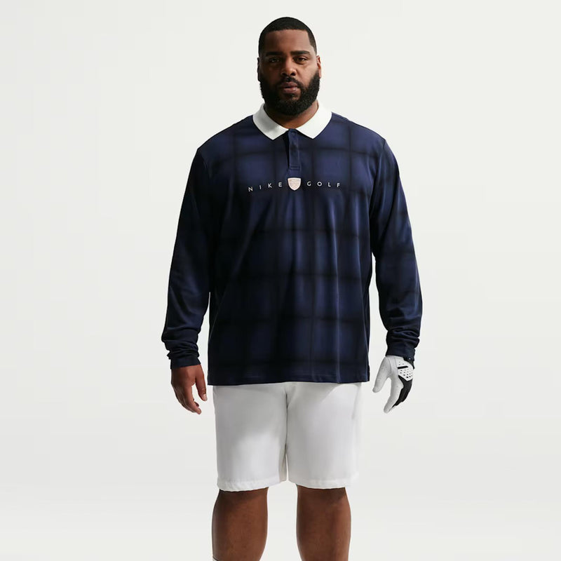 Dri-Fit Fairway Fresh Long Sleeve Loose Fit Polo Midnight Navy/Sail