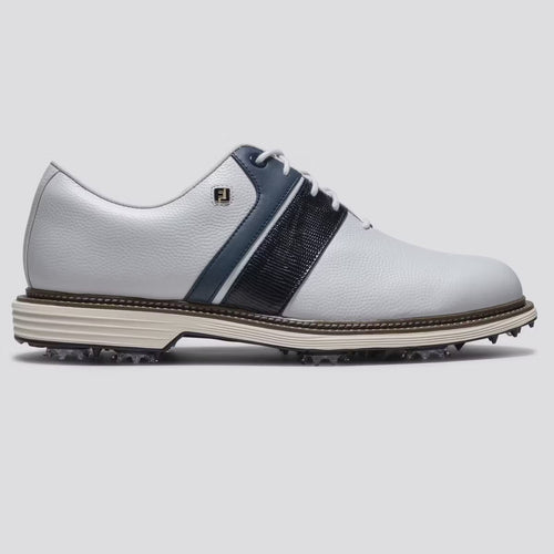 Premiere Series Packard Cleated Laced Golf Shoes White/Navy