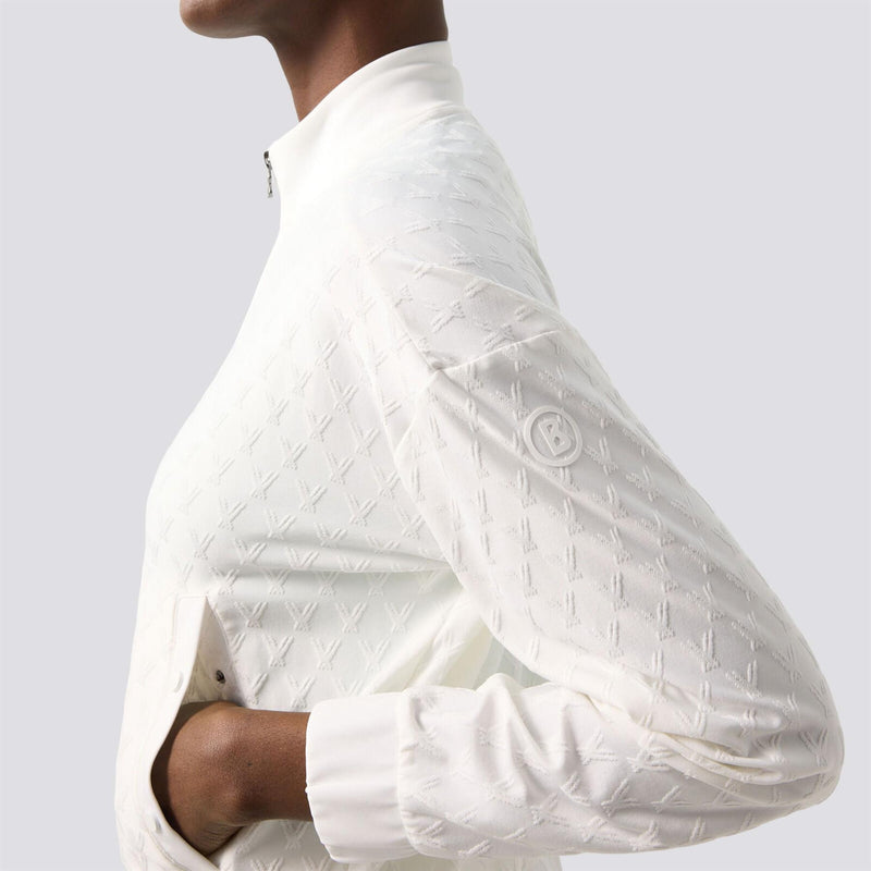 Womens Aylin Full Zip Jacket Off White