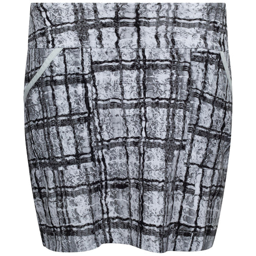 Womens Boucle Plaid Printed Pocket Front Skirts - AW22