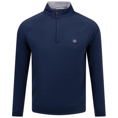 Stealth Performance Quarter Zip Mid Layer Navy
