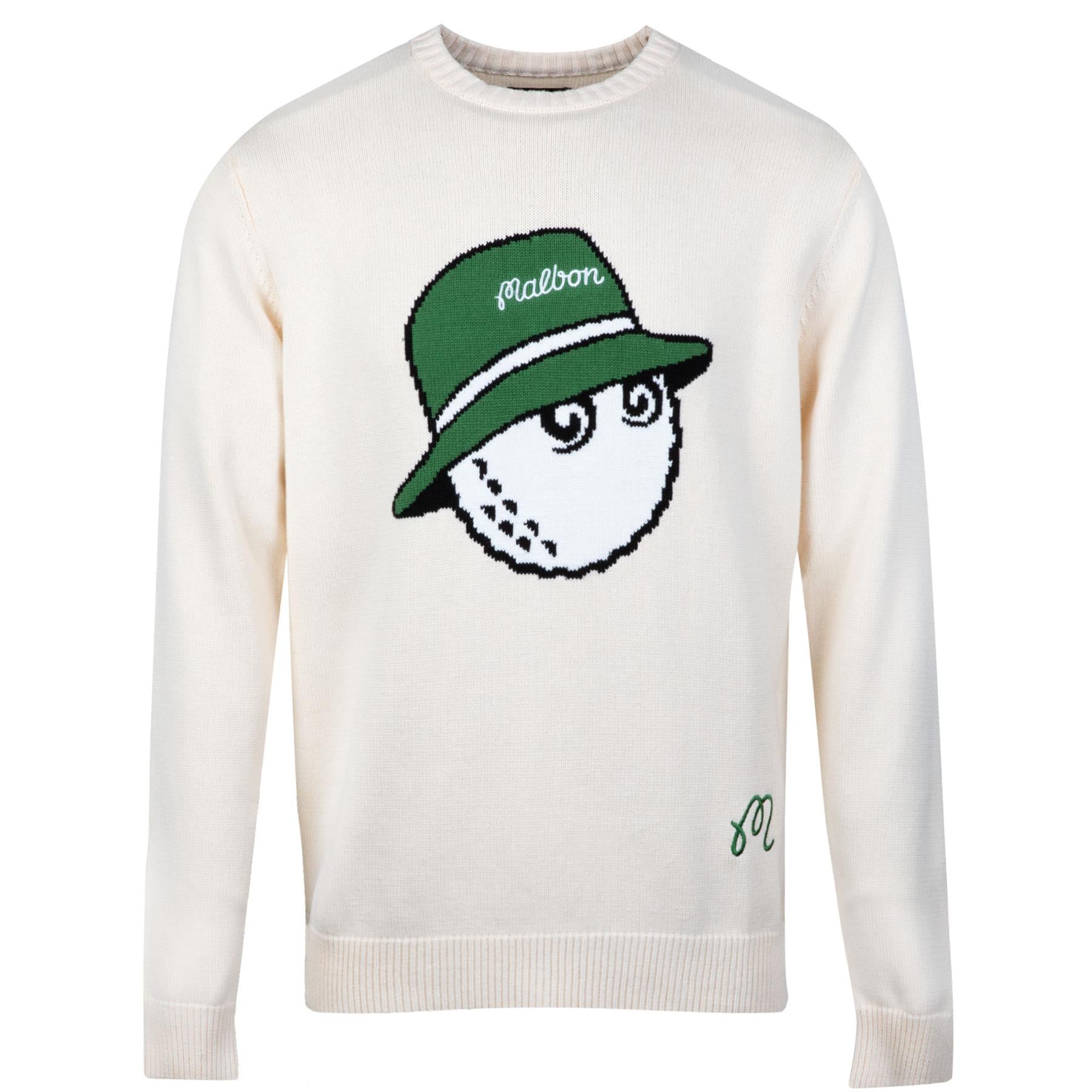 Malbon golf Teddy Sweater L-