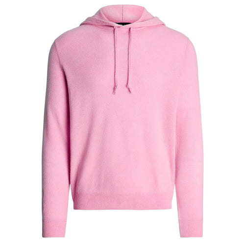 Washable Cashmere Hooded Sweater Pink Flamingo - SS24