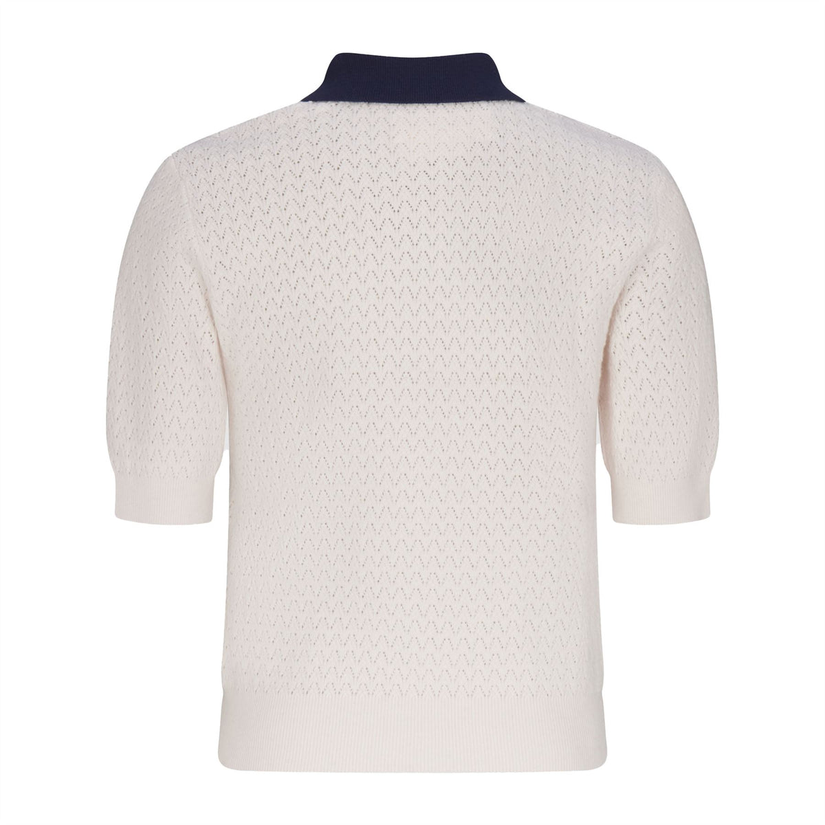Womens Christy Polo Pinky White/Legacy Navy