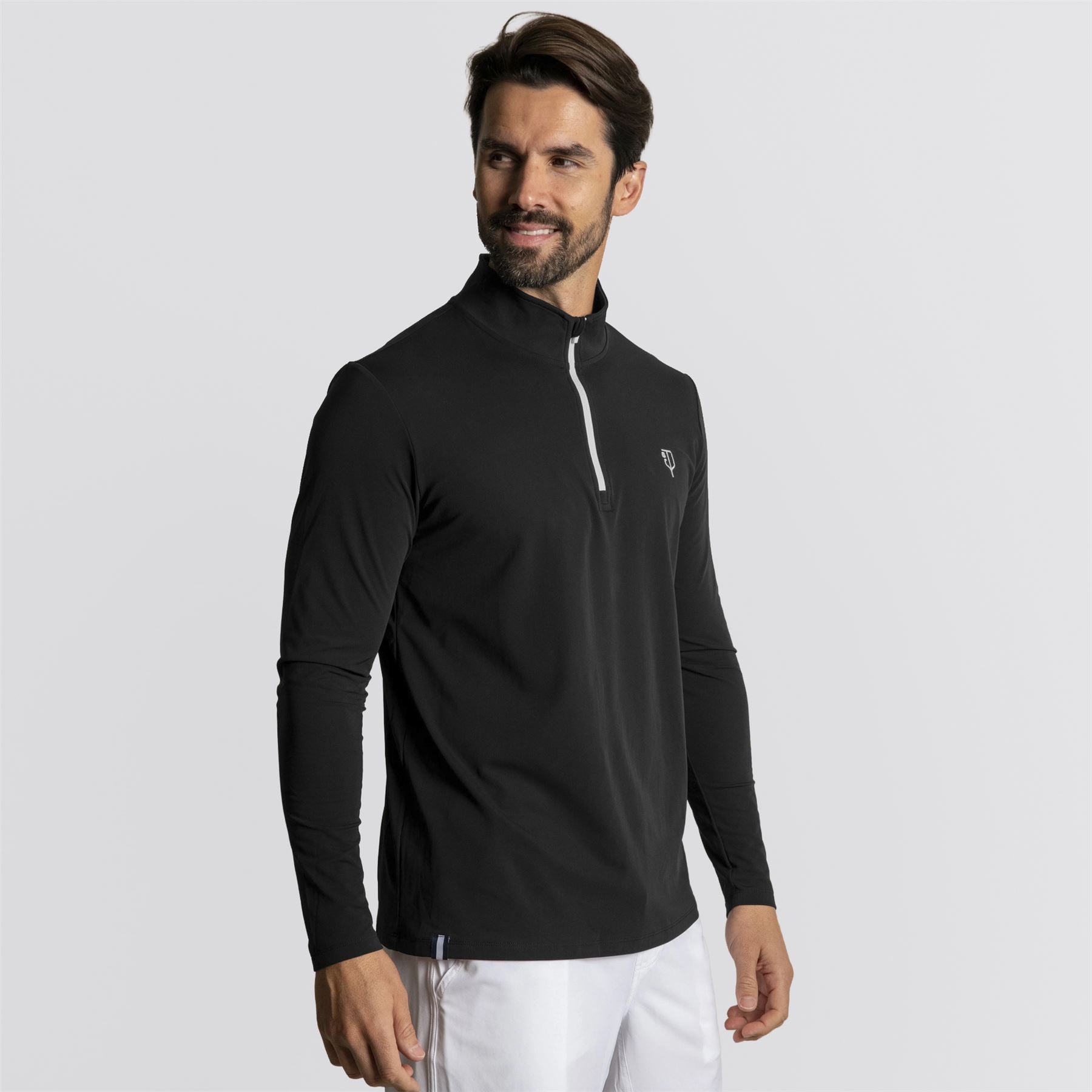 Regatta Quarter Zip Pure Black