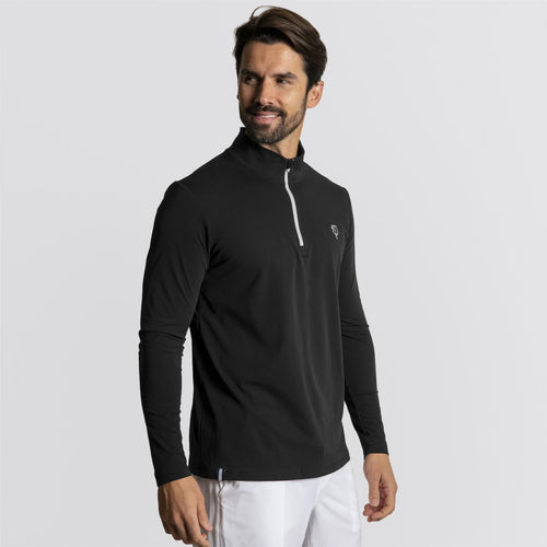 Regatta Quarter Zip Pure Black