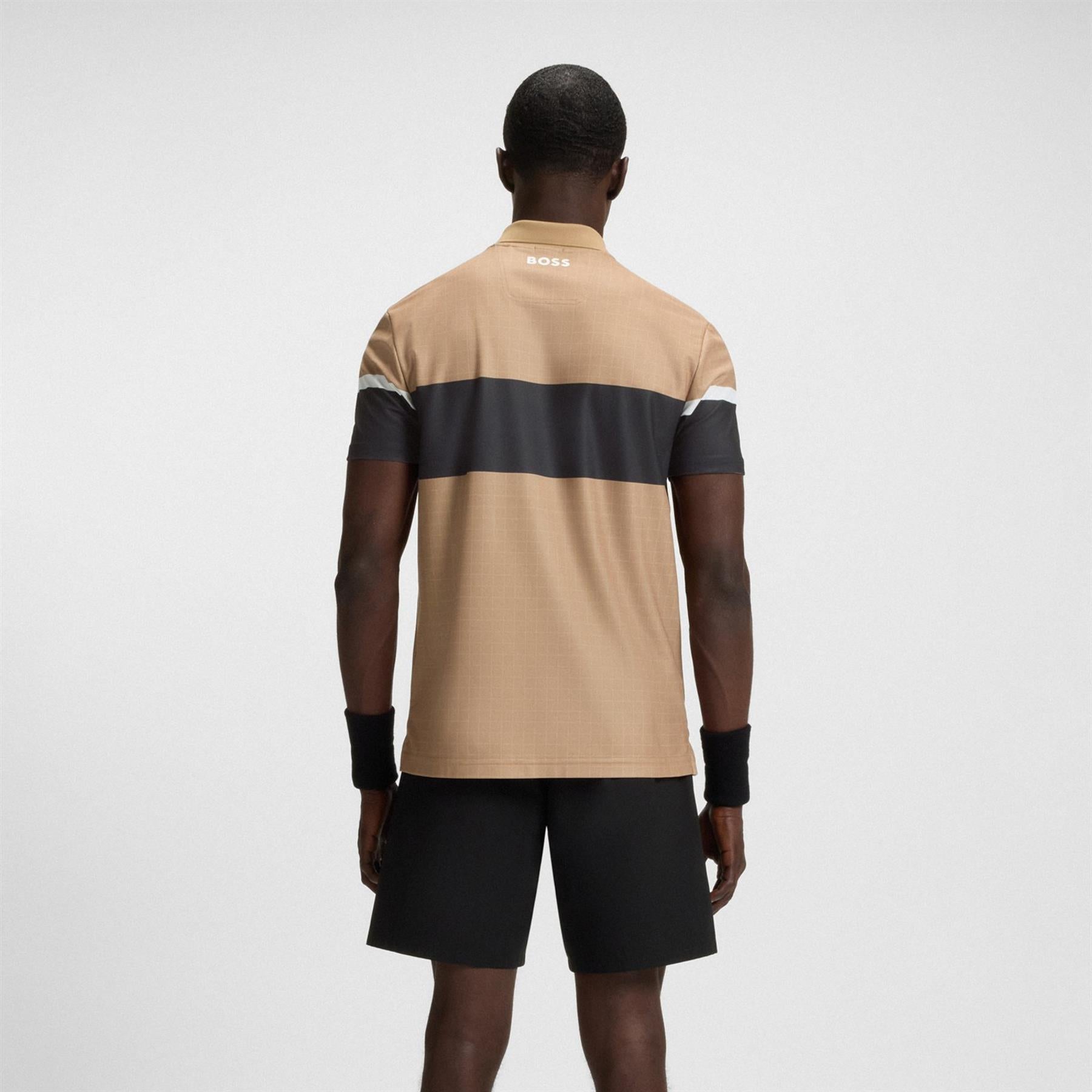 BOSS Paddy The Open 25 Polo Brown/Black | TRENDYGOLF USA
