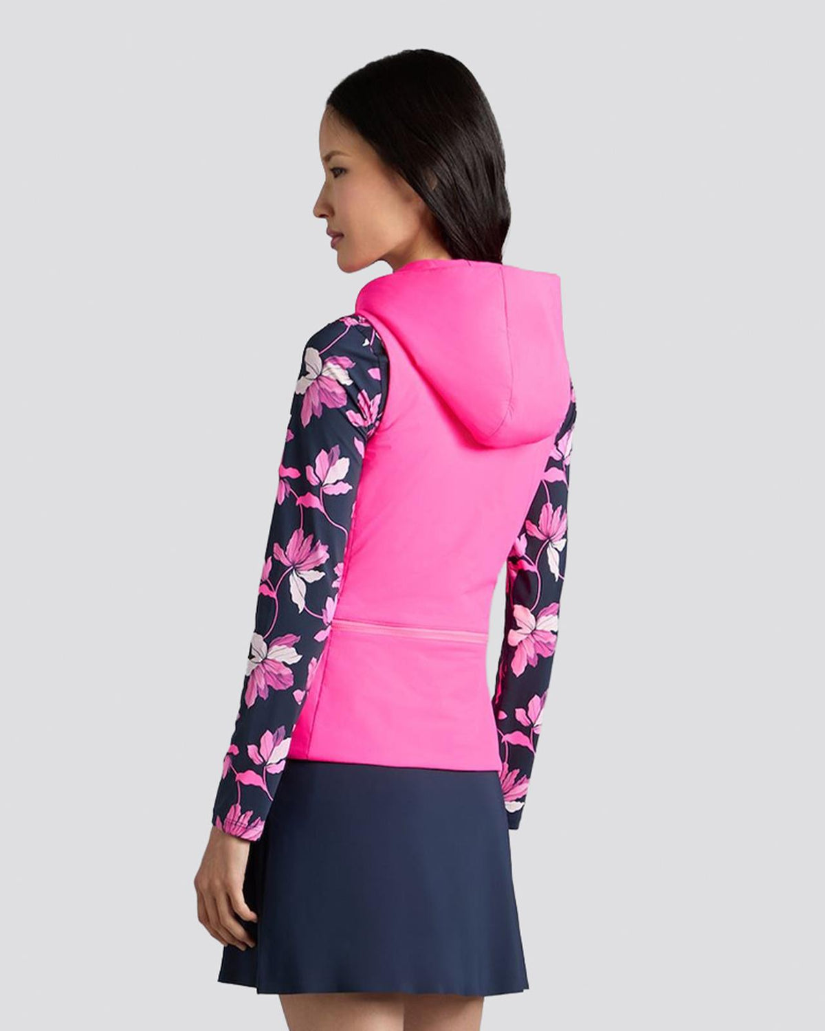 The Whit Hooded Stretch Vest Knockout Pink