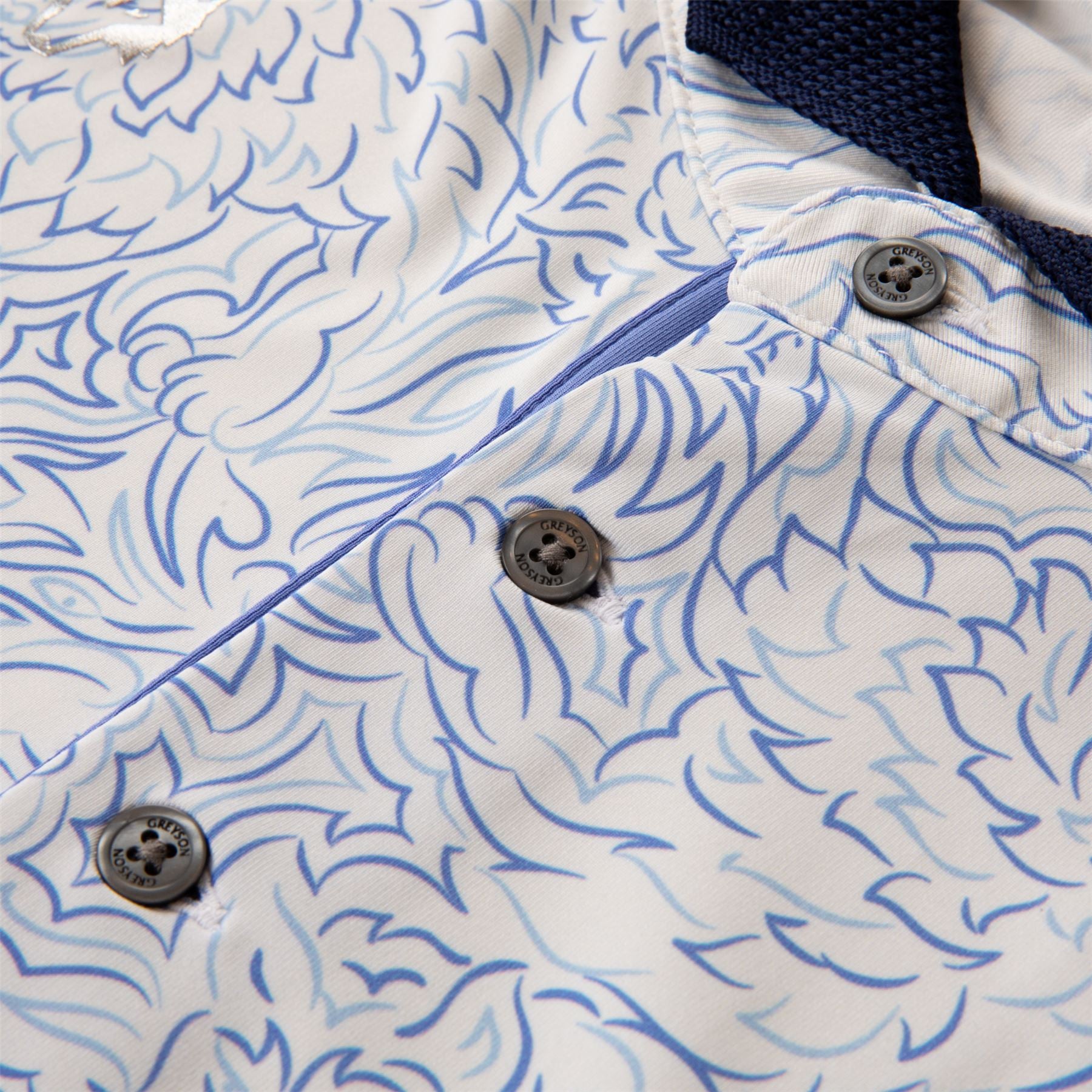 Greyson Den Of Thieves Polo Arctic | TRENDYGOLF USA