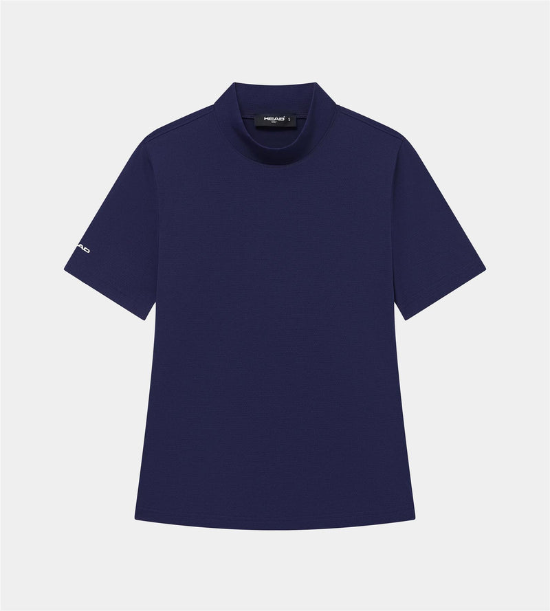 Womens Performance Mock Neck Tee
