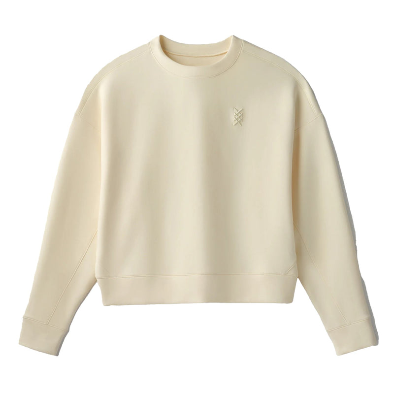Womens DreamGlow Crewneck Sweatshirt Lemon Mist