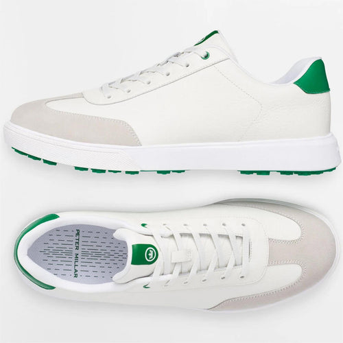 Drift Leather Hybrid Course Shoe White/Fairway - 2025